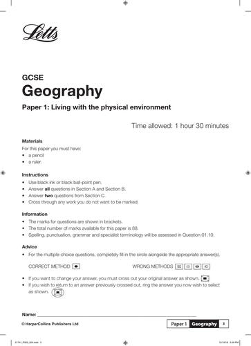 GCSE Geography