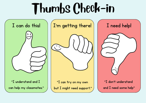 Thumbs Check-in