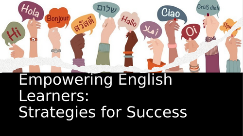 English Learner Strategies PowerPoint