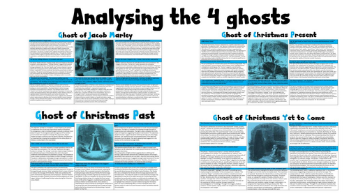 Ghost revision sheets in A Christmas Carol