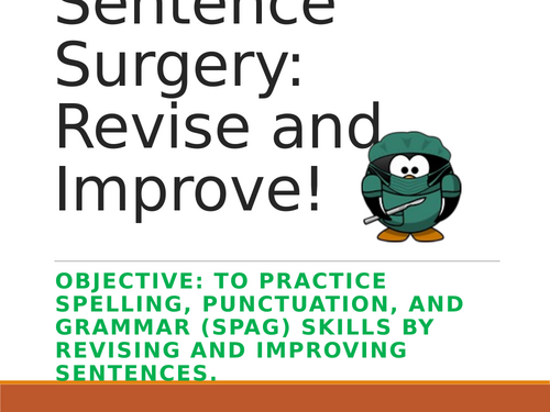 SPaG Sentence Surgery