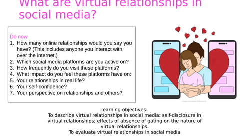 What are virtual relationships in social media? Self-disclosure. Relationship A Level Psychology AQA