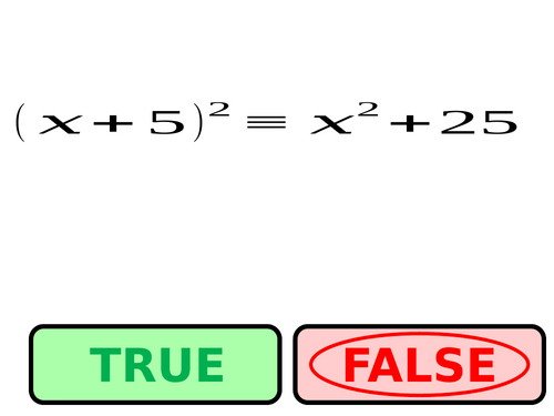 Quiz on repeated brackets (true or false)