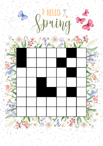 Math puzzle pentominoes spring style