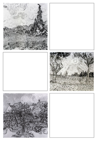 Van Gogh Mark Making Study