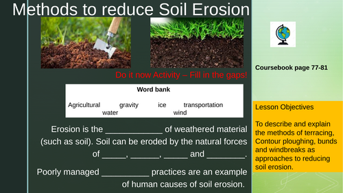 Reducing Soil Erosion - iGCSE Environmental Management