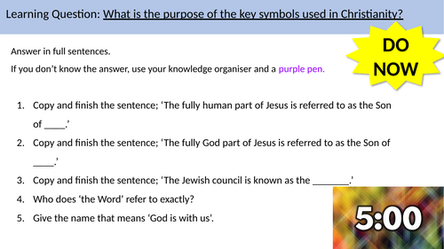 2.5 Christian Symbols AQA Catholic Christianity