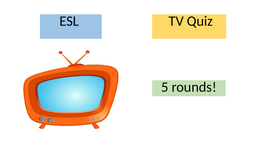 ESL TV Quiz