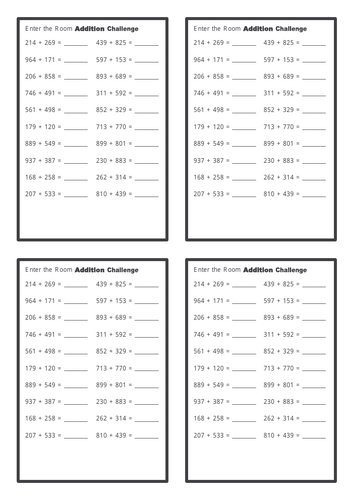 KS3 Maths Addition and Subtraction