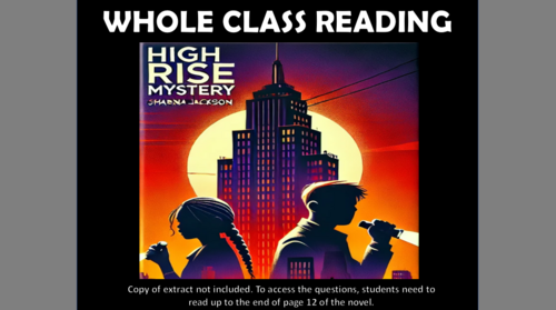 High Rise Mystery - Upper KS2 Reading Comprehension Lesson!