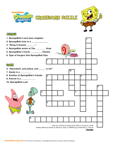 spongebob Puzzle for kids