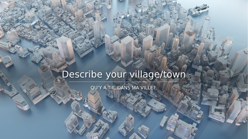 Ma zone - describe your town