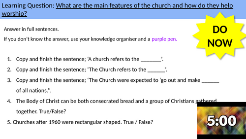 4.2 Main part of a Catholic church. Redemption. AQA B Catholic Christianity