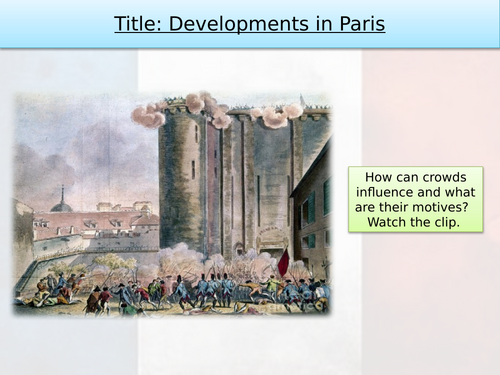 GCSE History - The French Revolution - Paris