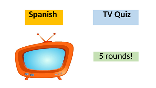 Spanish TV Quiz