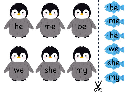 Penguin tricky words phase 2 and 3