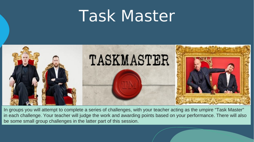 Fun 'Task Master' inspired activity