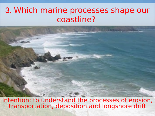 iGCSE Geography - Coasts - 3 - Erosion and transport types