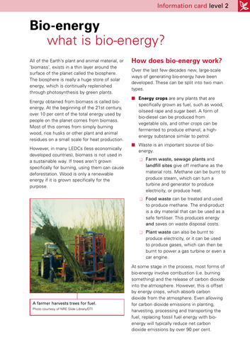 iGCSE Geography - Economic activity and energy - 9 -  renewable resources