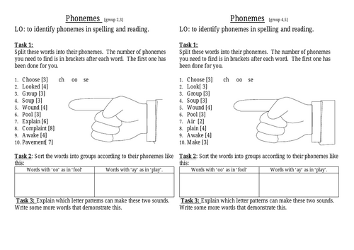 Identifying Phonemes