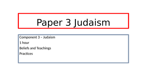 GCSE RE EDUQAS Exam revision PowerPoints