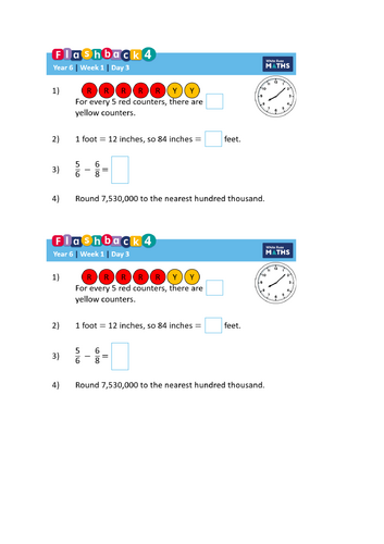 Y6 Ratio Lesson