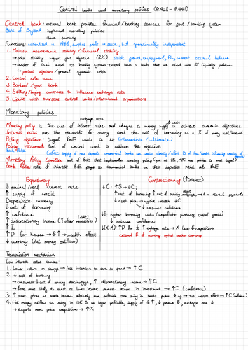 AQA Macroeconomics Notes part 2