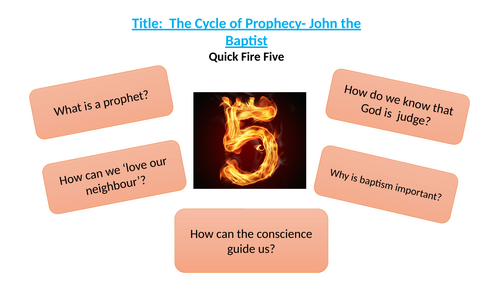 Lesson 10: John the Baptist and Prophecy