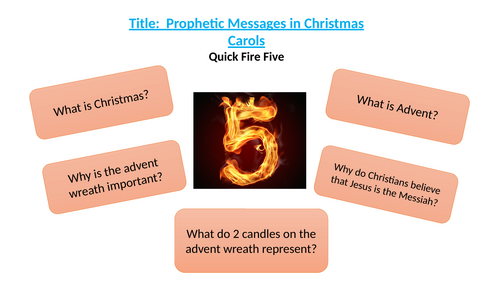 Lesson 13: Prophecy and Christmas Carols