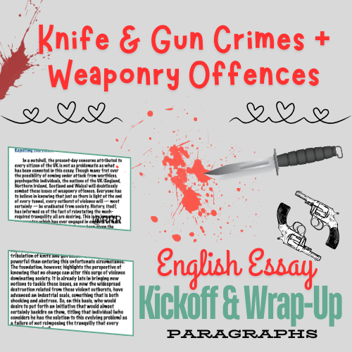 IGCSE English Essay Conclusions: Knife, Gun & Weapon Offences & Crimes  – Sample Answer for Kids 12+