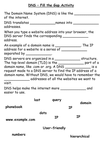 Domain Name Servers Starter