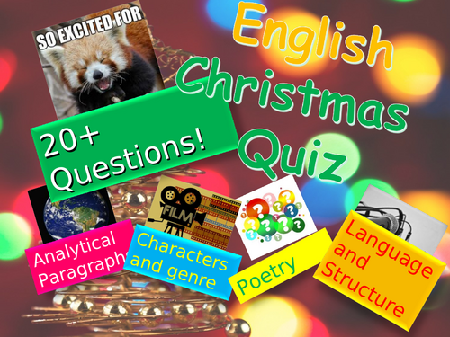 Christmas quiz English