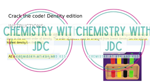 Colour match game- density edition