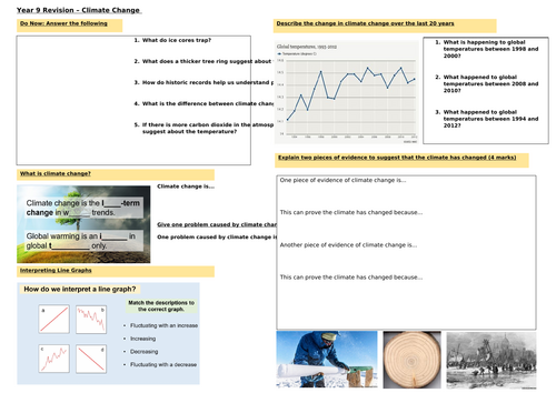 Climate Change Revision and Practice Exam