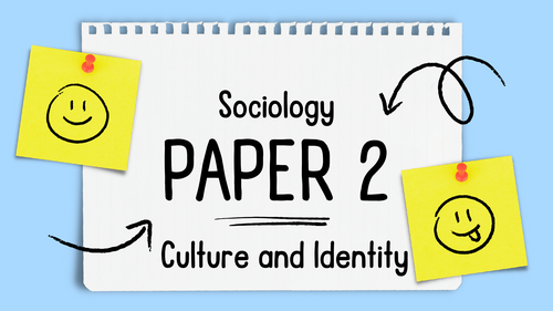 Culture and Identity Revision Lesson and Booklet