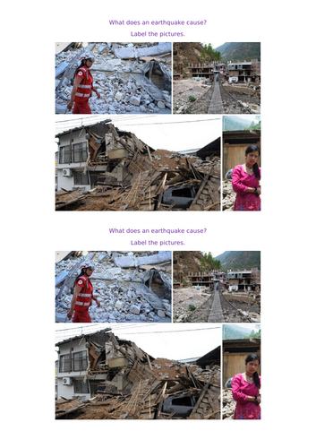 Earthquake case study - Geography - UKS2 - Year 5 and 6