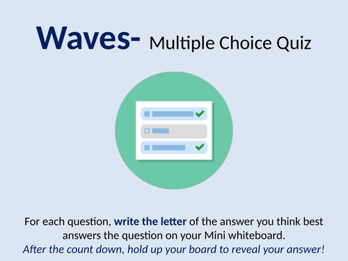 Waves Revision Quiz