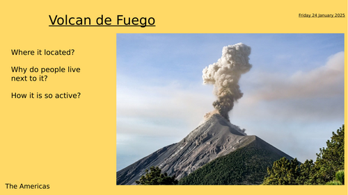 Volcan de Fuego Eruption