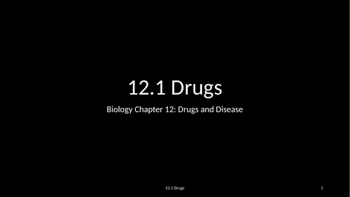 Slides: Cambridge Checkpoint and Beyond - Biology Secondary 1 (Year 8) Chapter 12 Drugs and Disease