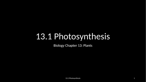 Slides: Cambridge Checkpoint and Beyond - Biology Secondary 1 (Year 9) Chapter 13 Plants