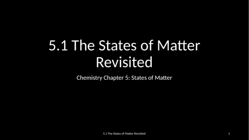 Slides: Cambridge Checkpoint and Beyond - Chemistry Secondary 1 (Year 8) Chapter 5 States of Matter