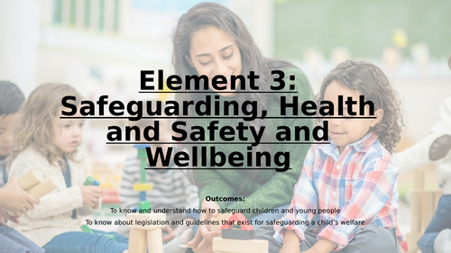 T Level Education and Early Years Element 3