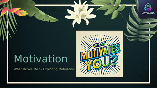 Motivation (Middle School) Social Emotional Learning - Form class activities