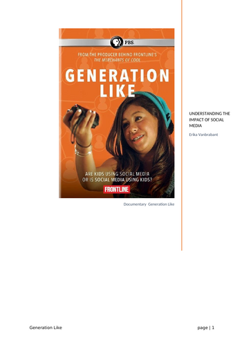 Documentary 'Generation Like'