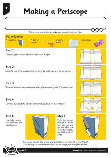 Y6 Science Light Planning Unit