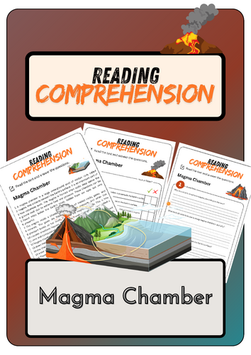 Reading Comprehension - Magma Chamber + Solutions | Teaching Resources
