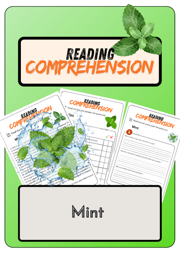 Reading Comprehension - Mint + Solutions | Teaching Resources