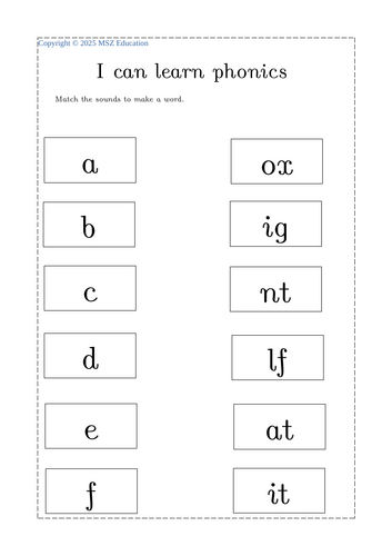 Phonics Set 1