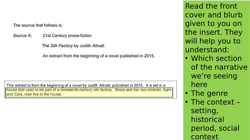 Language Paper 1- Walking Talking Mock
