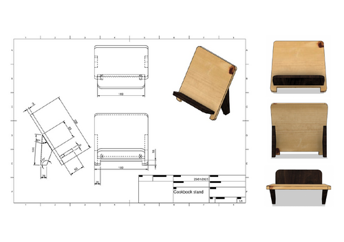 Cookbook Stand idea